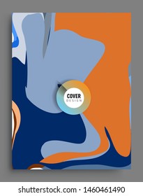 Colorful geometric background, elegant design template for cover and abstract background