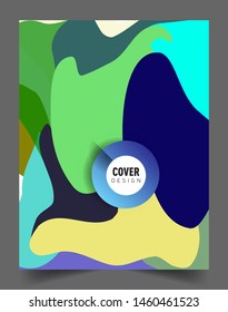 Colorful geometric background, elegant design template for cover and abstract background