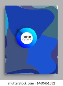 Colorful geometric background, elegant design template for cover and abstract background