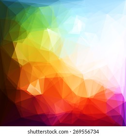 Colorful geometric background - eps10