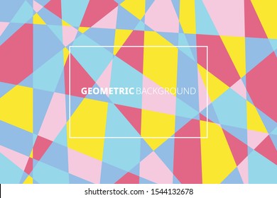 Colorful geometric background. Eps10 vector.