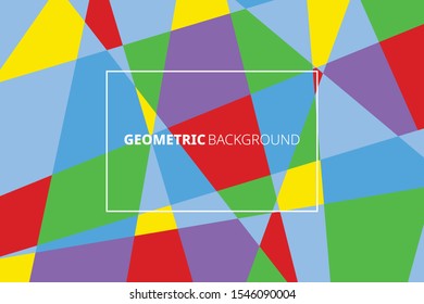 Colorful geometric background. Eps10 vector.