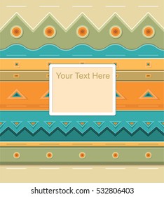 Colorful geometric background in a flat style. Flyer, printed matter. Vector texture