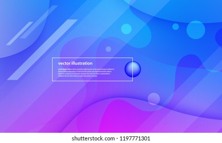 Colorful geometric background. Fluid color shapes composition. Abstract vector illustration.