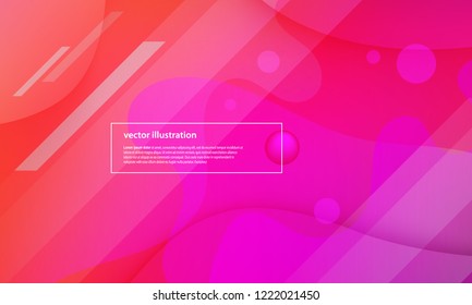 Colorful geometric background. Fluid color shapes composition. Abstract vector illustration.