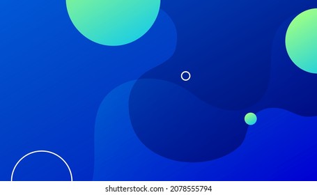 Colorful geometric background. Fluid and curve shapes composition. Minimal cover design vector template for use element page landing, wallpaper, modern cover