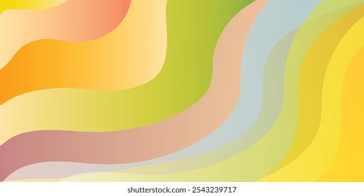 Colorful geometric background. Fluid and curve shapes composition.