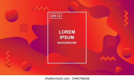 Colorful geometric background. Fluid gradient shapes composition. Liquid color background design.Abstract background with colorful gradient. Landing page, wallpaper, home screen, theme. Eps10 vector