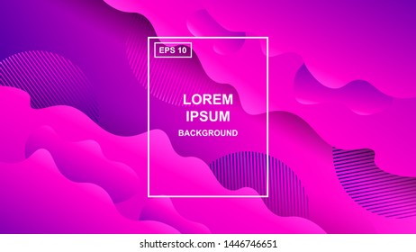 Colorful geometric background. Fluid gradient shapes composition. Liquid color background design.Abstract background with colorful gradient. Landing page, wallpaper, home screen, theme. Eps10 vector