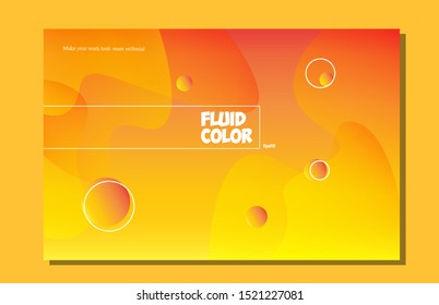 Colorful geometric background. Fluid gradient shape composition eps10 -Vector