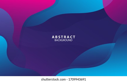 Colorful geometric background. Fluid gradient shapes composition. Liquid color background design. Futuristic design posters. Eps 10