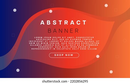 Colorful geometric background. Fluid gradient shape composition. Futuristic poster design