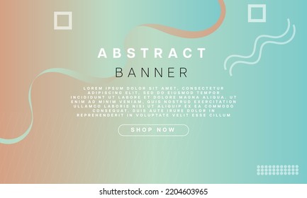 Colorful geometric background. Fluid gradient shape composition. Futuristic poster design