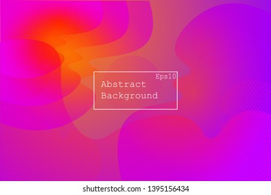 Colorful geometric background with Fluid and liquid shapes composition. Eps10 