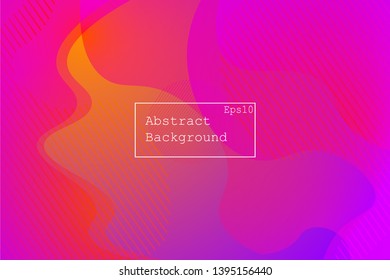 Colorful geometric background with Fluid and liquid shapes composition. Eps10 