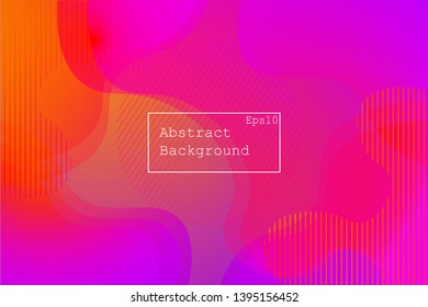Colorful geometric background with Fluid and liquid shapes composition. Eps10 