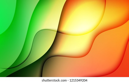 Colorful geometric background. Fluid shapes composition. Abstract vector illustration.