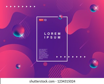 Colorful geometric background. Fluid shapes composition. Eps 10 vector Colorful geometric background. Fluid shapes composition. Eps 10 vector