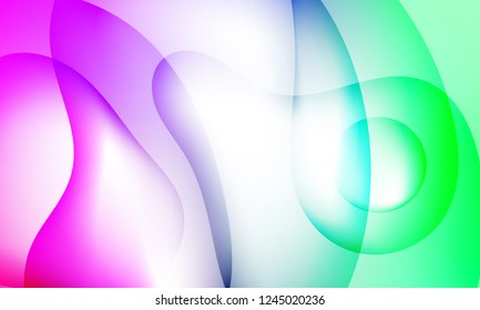 Colorful geometric background. Fluid shapes composition. Abstract vector illustration.