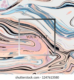 Colorful geometric background. Fluid shapes composition. Eps10 vector.