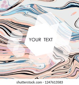 Colorful geometric background. Fluid shapes composition. Eps10 vector.