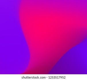 Colorful geometric background. Fluid shapes composition. Gradient mesh background in bright colors. Smooth banner template. Vector Illustration