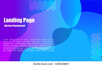 Colorful geometric background. Fluid shapes composition. design for poster, flyer, vector illustration - Vector