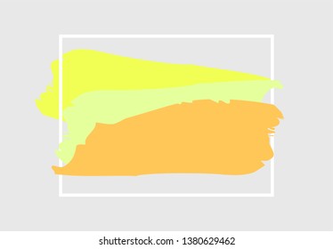Colorful geometric background. Fluid shapes composition. Eps10 vector. Frame. Vector illustration
