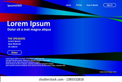Colorful geometric background. Fluid shapes composition. design for poster, flyer, vector illustration