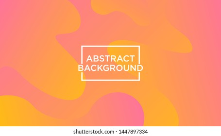 Colorful geometric background. Fluid shapes. Abstract background use for web banner, landing page, poster, flyer and brochure template