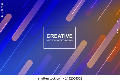Colorful geometric background with Fluid shapes composition. Modern and minimal layout design template for use element poster, wallpaper, flyer, magazine, journal