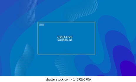 Colorful geometric background. Fluid shapes composition. Eps10 vector.