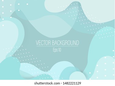 Colorful geometric background. Fluid shapes composition. Eps10 vector.