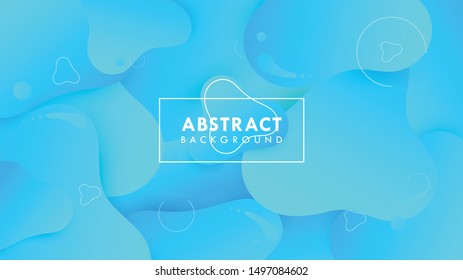 Colorful geometric background. Fluid shapes composition. Eps10 vector.