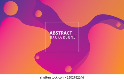 Colorful geometric background. Fluid shapes composition. Modern abstract background. Trendy gradient shapes composition. Applicable for Banners, Placards, Posters, Flyers. Eps 10 vector