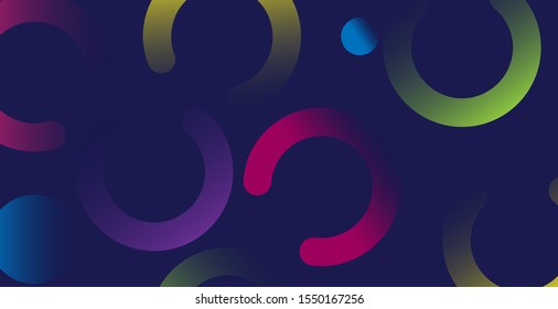 Colorful geometric background. Fluid shapes composition. Eps10 vector.
