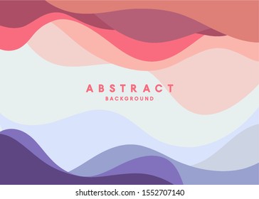 Colorful geometric background. Fluid shapes composition. Abstract fluid background