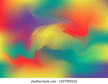 Colorful geometric background. Fluid shapes composition. Eps10 vector.