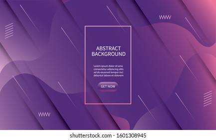 Colorful geometric background. Fluid shapes composition. Eps10 vector.