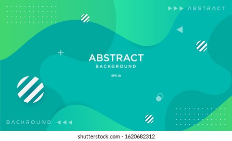 Colorful geometric background. Fluid shapes composition. Eps10 vector.