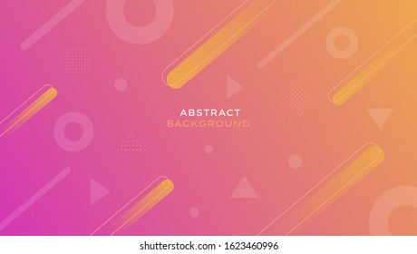 Colorful geometric background. Fluid shapes composition. Universal trend halftone geometric shapes. Modern vector illustration.