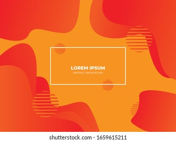 Colorful geometric background. Fluid shapes composition. Eps10 vector