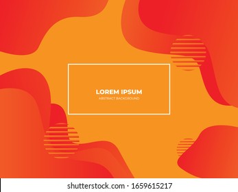 Colorful geometric background. Fluid shapes composition. Eps10 vector