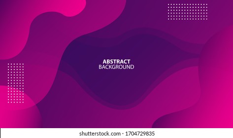 Colorful geometric background. Fluid shapes composition. Dynamic shapes composition. Trendy gradient shapes composition. Minimal geometric background. Vector illustration