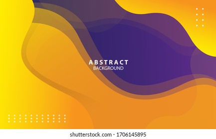Colorful geometric background. Fluid shapes composition. Dynamic shapes composition. Trendy gradient shapes composition. Minimal geometric background. Vector illustration