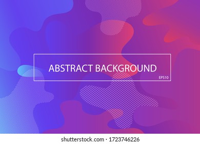 Colorful geometric background. Fluid shapes composition.For Wallpaper, Banner, Background, Card, Book Illustration, landing page. Eps10 vector.