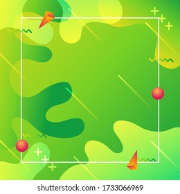 Colorful geometric background. Fluid shapes composition. Eps10 vector.