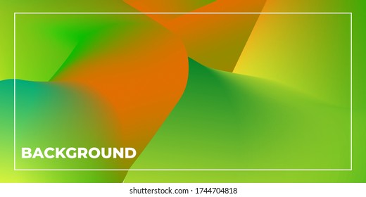 Colorful geometric background. Fluid shapes composition. Eps10 vector.