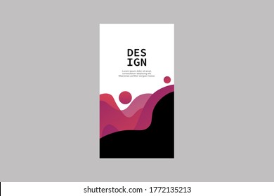 colorful geometric background. Fluid shapes composition. Eps 10 vector.
