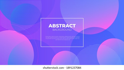 Colorful geometric background. Fluid shapes composition gradient colors